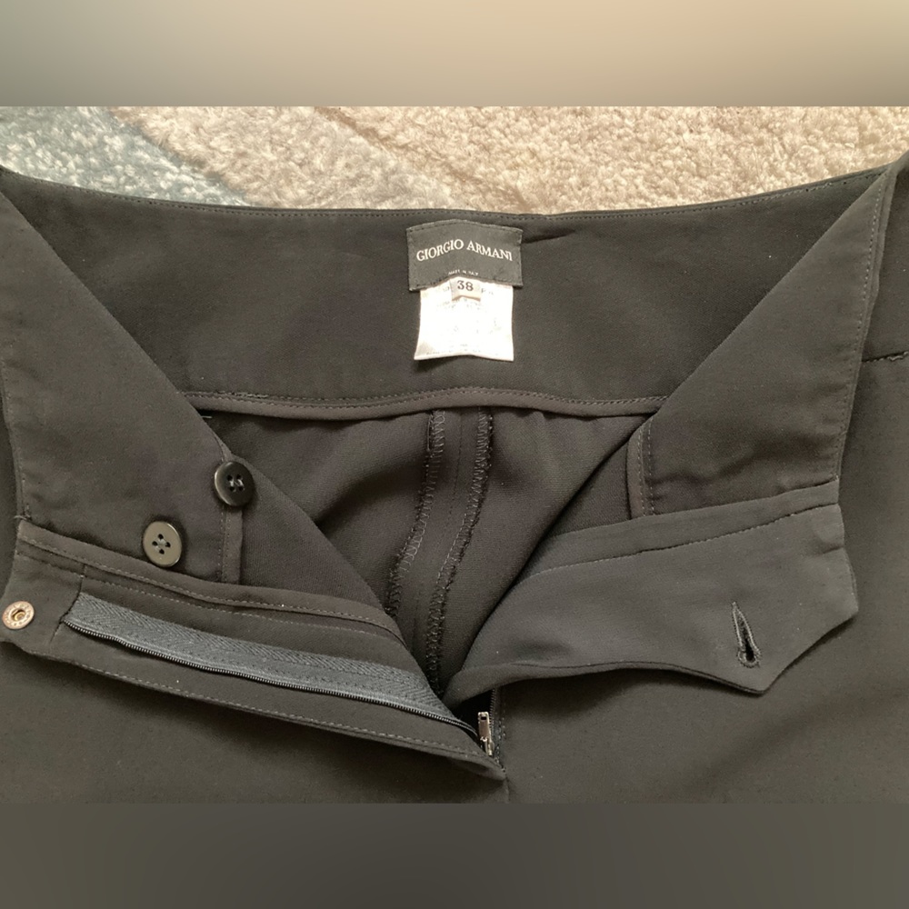 Giorgio Armani Borga 21 Wide leg Pants. Size 38 - Picture 6 of 6